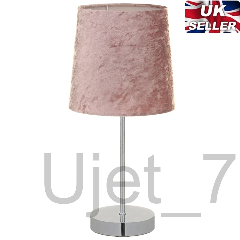 blush pink table lamp shade